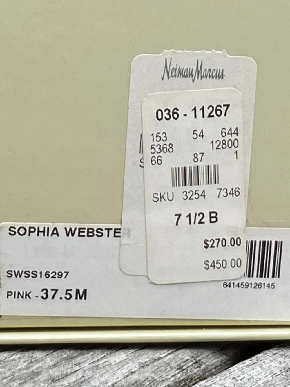 Sophia Webster✨Wedge Sandals Heels Size 7.5B